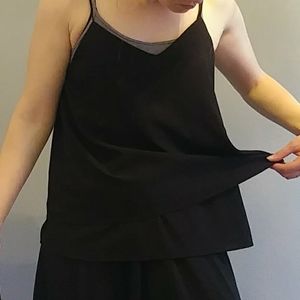 Gauzy Black Tank